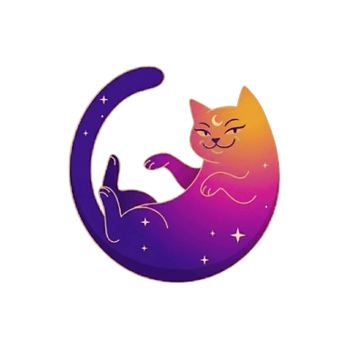 BluntChart cosmic cat mascot